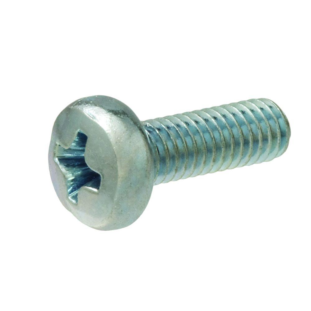 Everbilt #8-32 X 3/4 In. Combo Round Head Stainless Steel Machine Screw ...