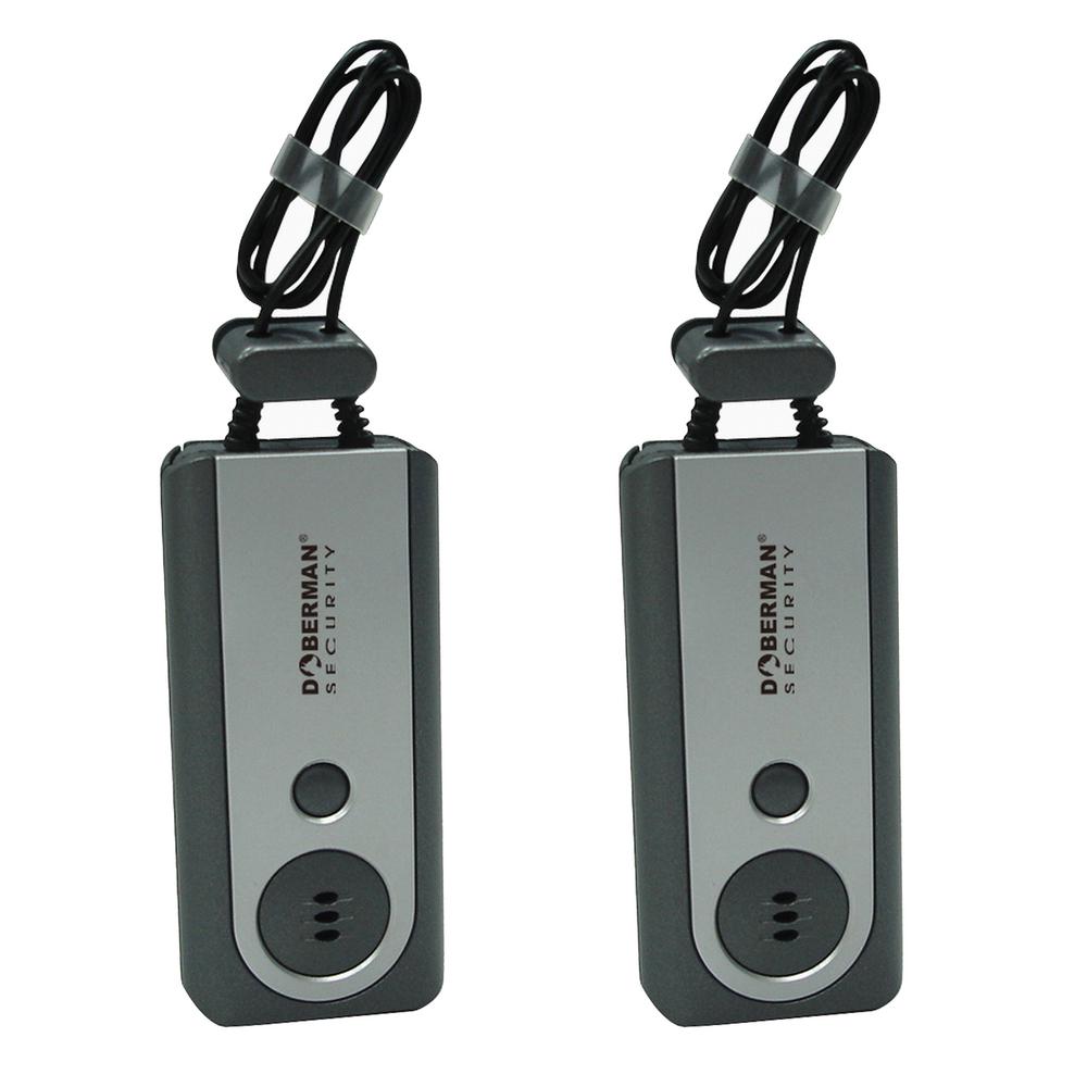 UPC 185535000029 product image for Doberman Security Portable Door Alarm with Flashlight (2-Pack) | upcitemdb.com