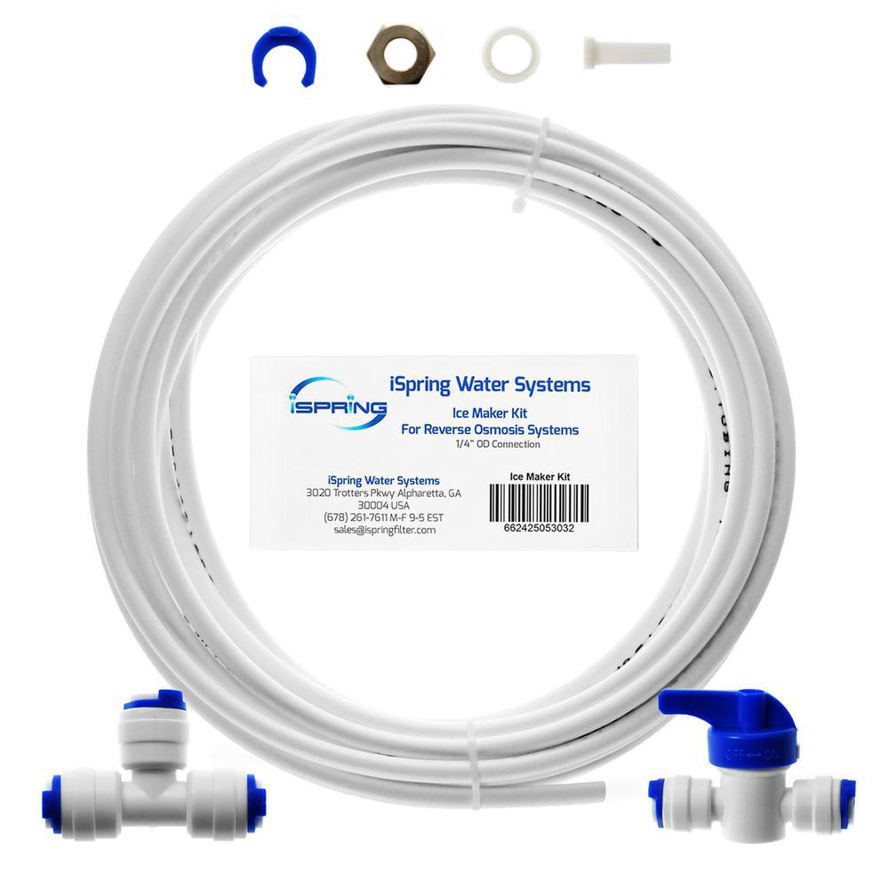 ISPRING Ice Maker Kit for Reverse Osmosis Systems and Water Filters with Extra... by ISPRING