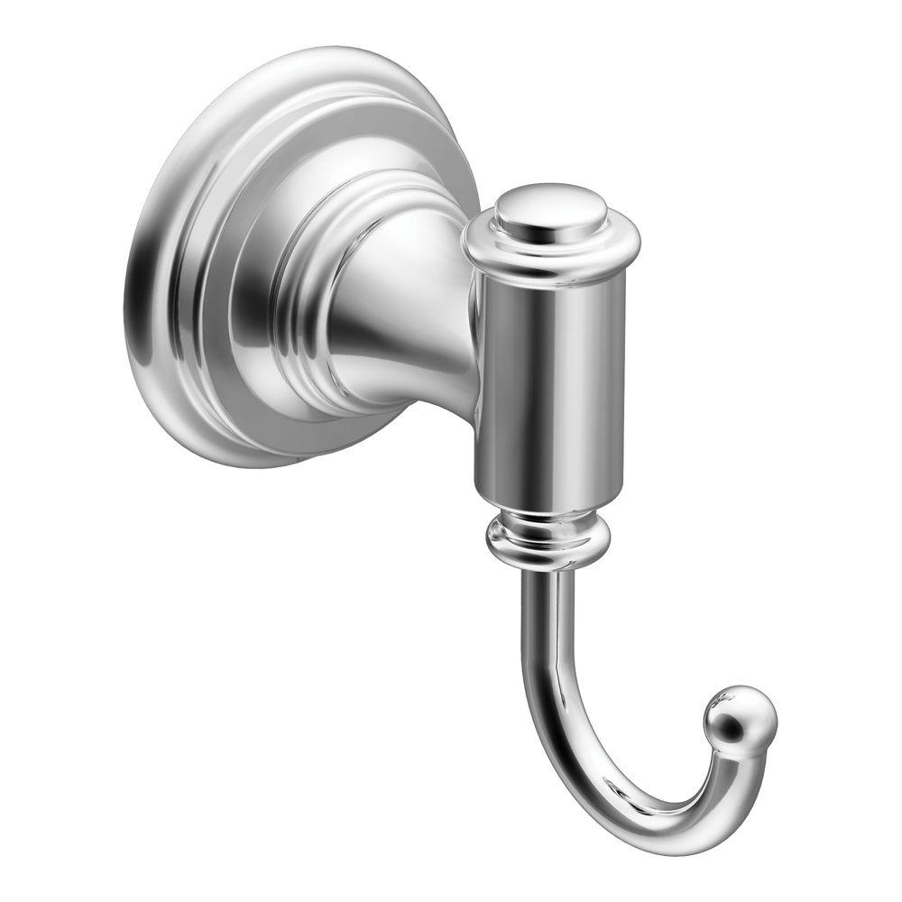 MOEN Ellsworth Single Robe Hook in ChromeDN9103CH The Home Depot