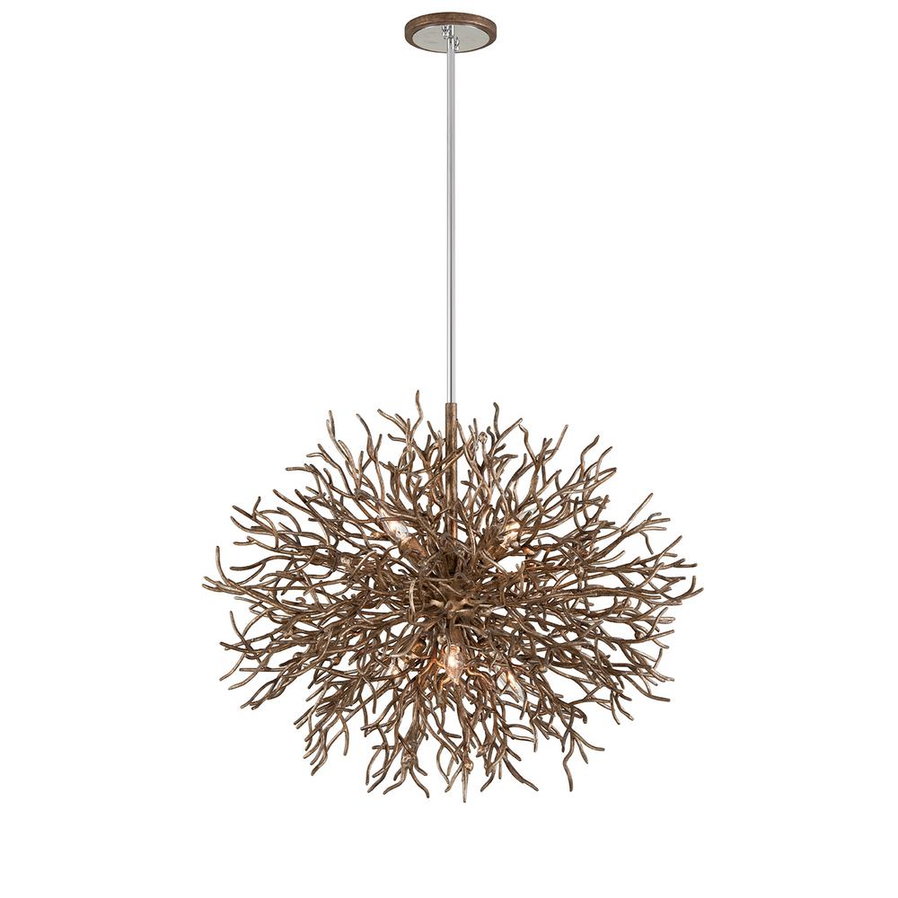 Troy Lighting Sierra 6 Light Distressed Bronze 32 In W Pendant Troy Lighting Sierra 6 Light Distressed Bronze 32 In W Pendant