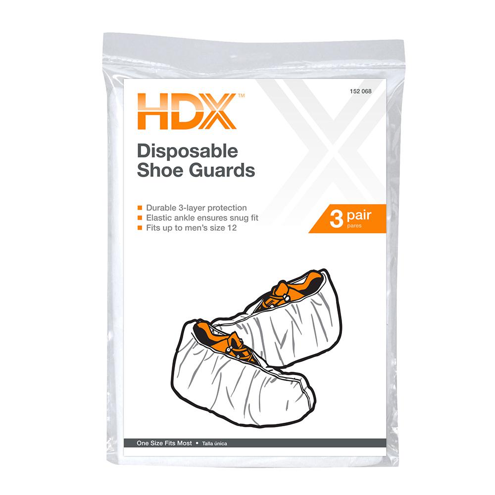 HDX Disposable Shoe Covers (3-Pairs 