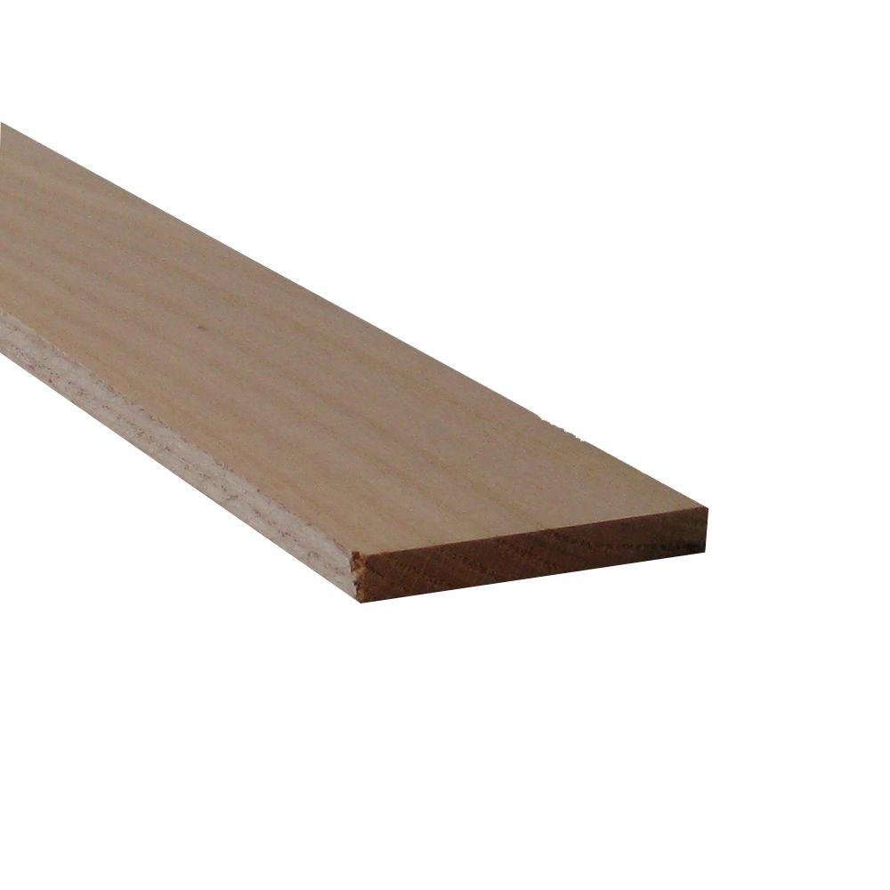 1 In X 3 In X 8 Ft Red Oak Board 8370 The Home Depot