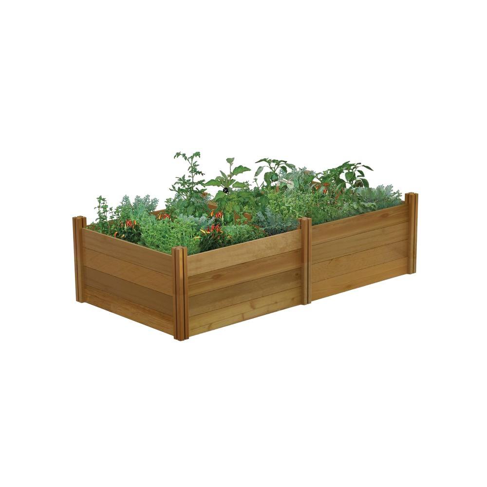 Gronomics 48 in. x 95 in. x 13 in. Modular Raised Garden Bed-MRGB 48-95
