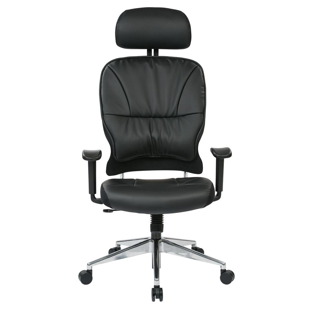 Office Star S Black Bonded Leather Managers Chair 32