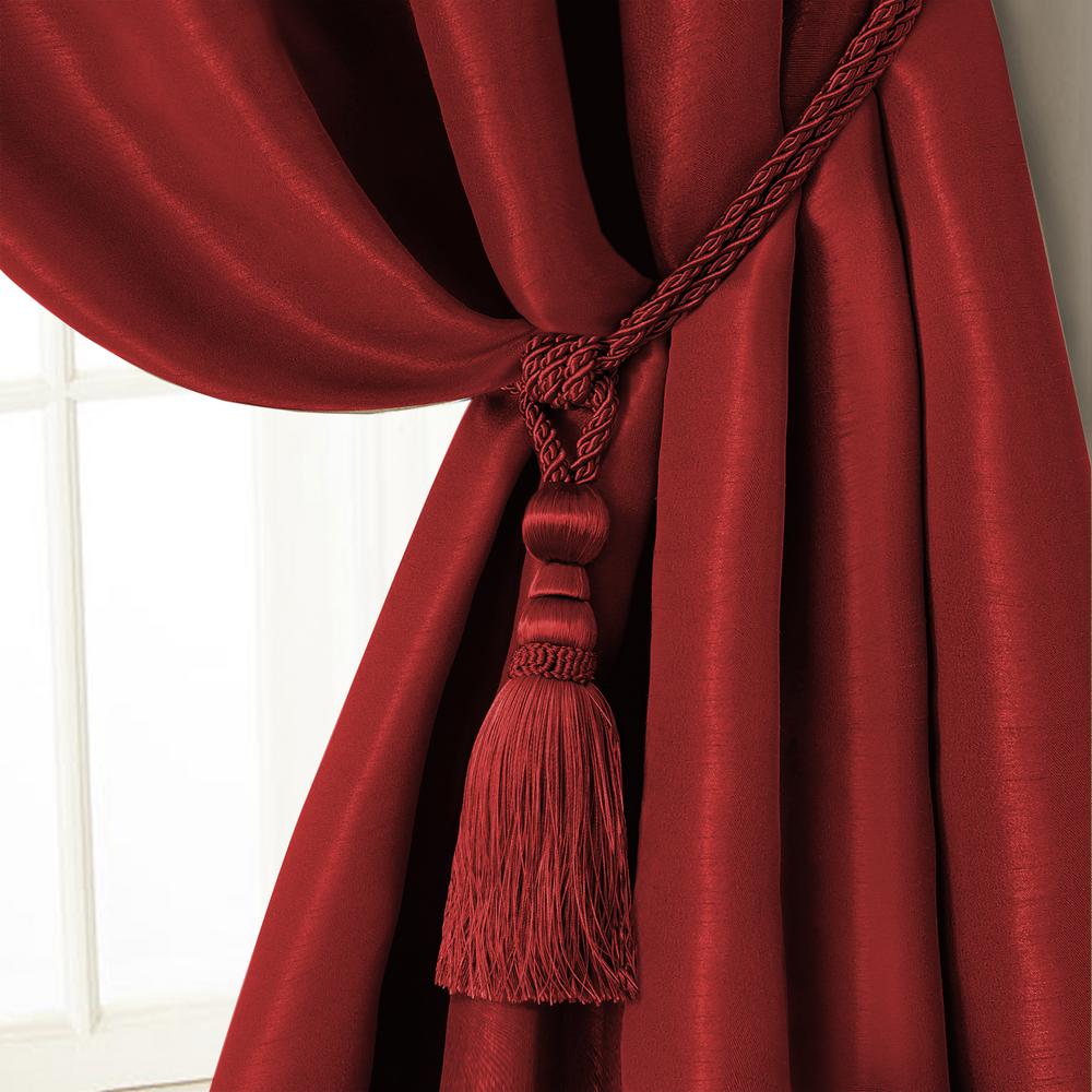 Elrene Amelia 24 In Tassel Tieback Rope Cord Window Curtain
