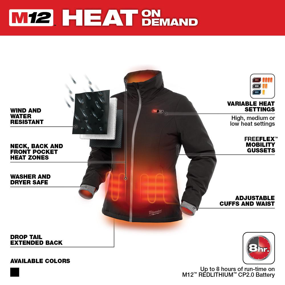 heated jacket women's milwaukee