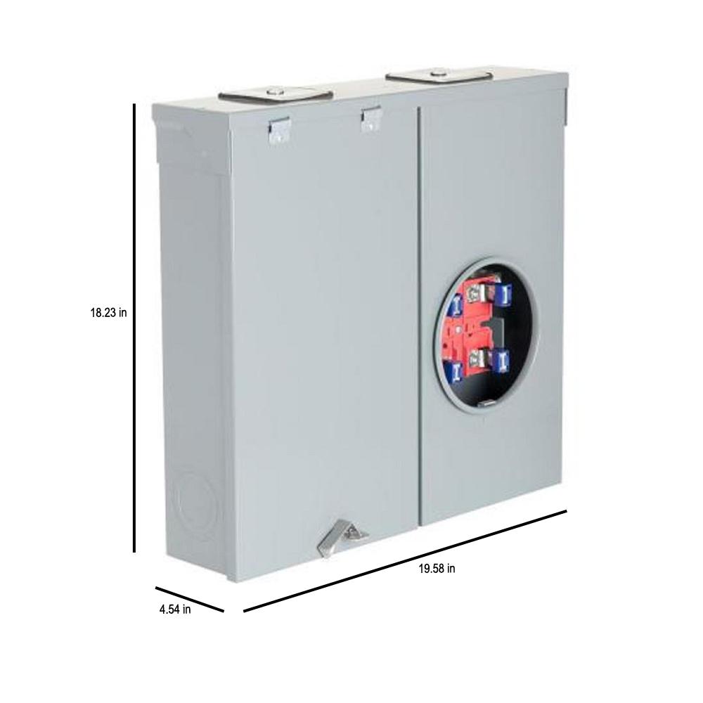 Residential RingType Meter Socket 200 Amp No Bypass Single Phase 3