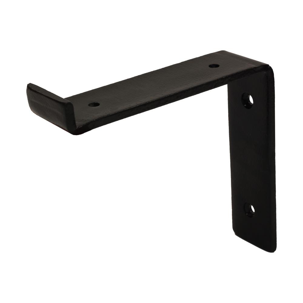 Set of 2 Medium Simple Arch Cast Iron Shelf Brackets Measures 6/" x 6/" Brace