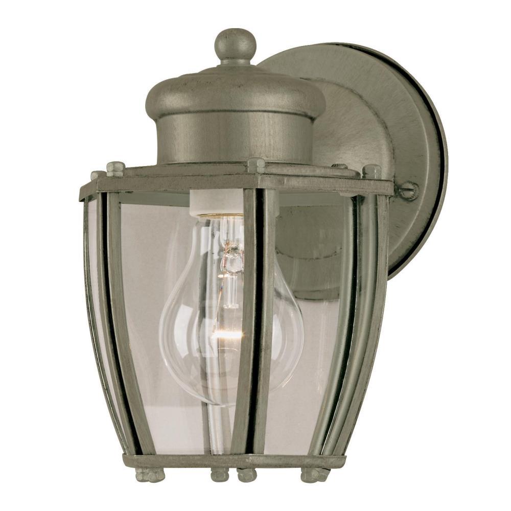 silver wall lantern