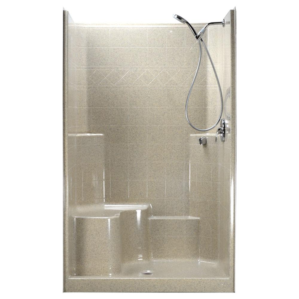 Ella 48 in. x 37 in. x 80 in. 1Piece Low Threshold Shower Stall in