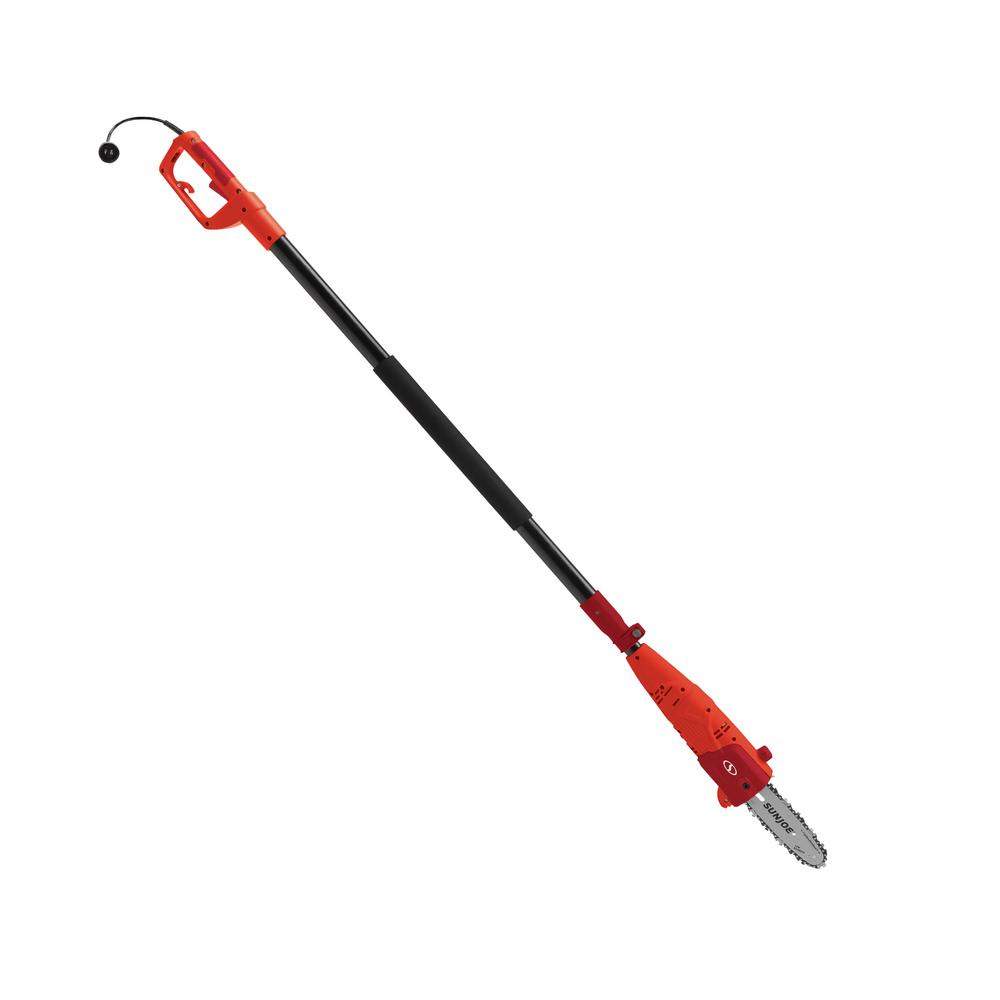 Sun Joe 8 in. 7 Amp Telescoping Electric Pole Chain Saw, RedSWJ801E