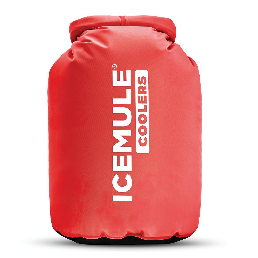 red cooler bag