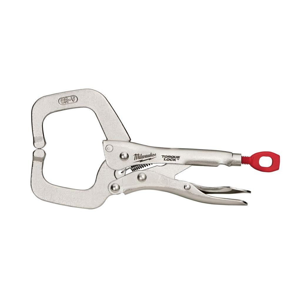clamp locking lock milwaukee regular torque jaws clamps inch pliers depot tool tools homedepot