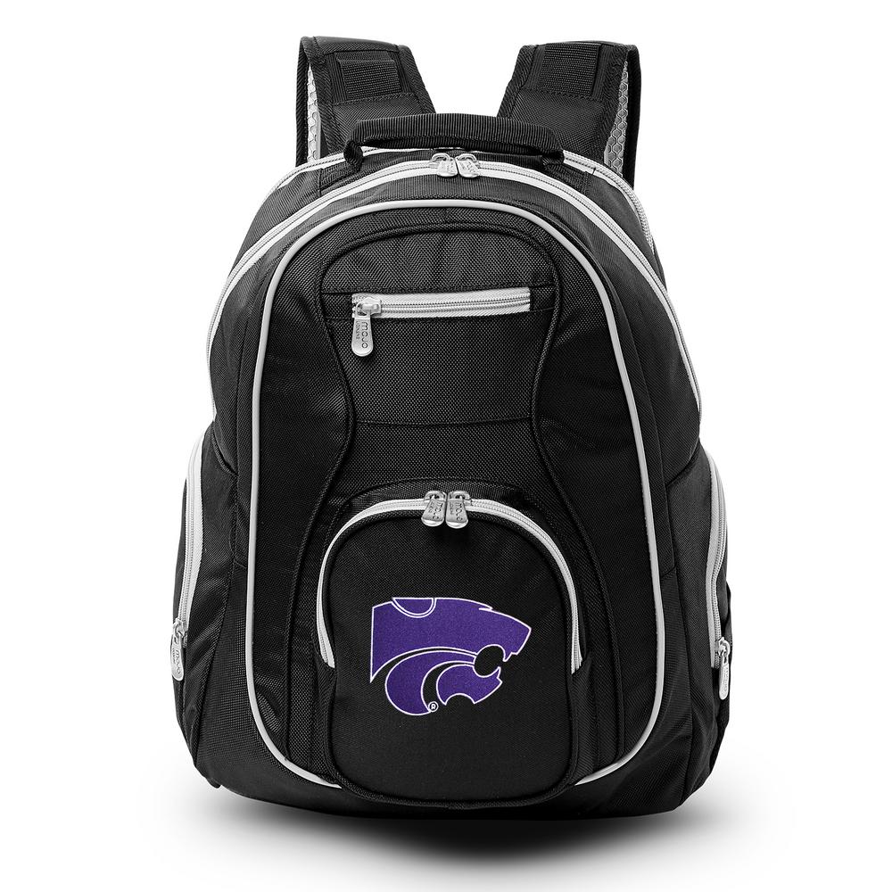 Denco Ncaa Kansas State Wildcats 19 In Black Trim Color Laptop Backpack Clksl708 The Home Depot