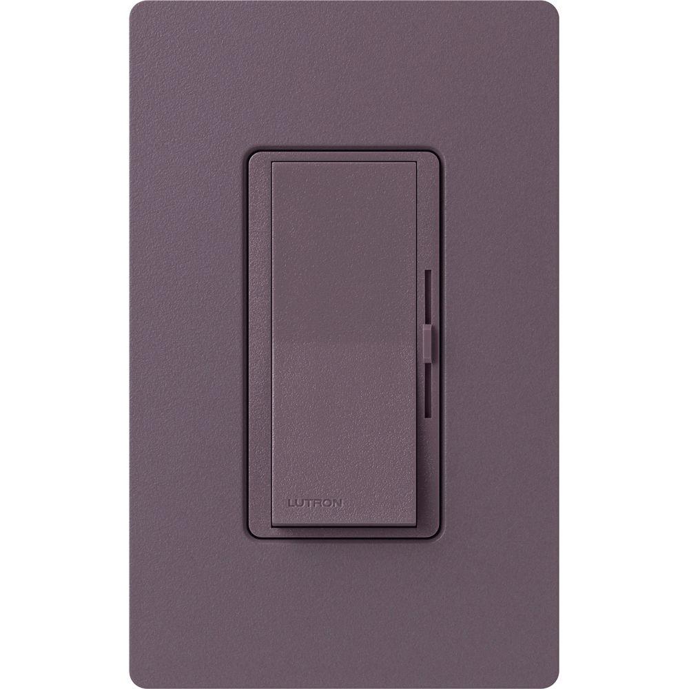 Lutron Diva Magnetic Low Voltage Dimmer 450 Watt Single Pole Or 3 Diva Magnetic Low Voltage Dimmer 450 Watt Single Pole Or 3 Way Plum