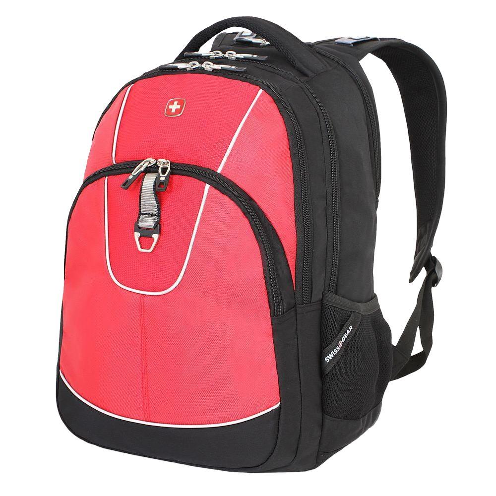 SWISSGEAR 18.5 in. Red Computer Backpack-6687111408 - The Home Depot