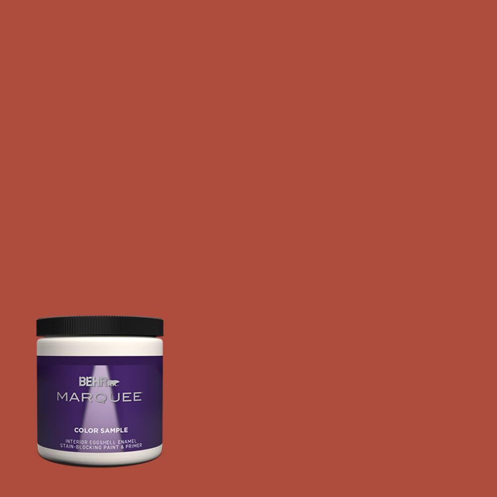 Behr Marquee 8 Oz Mq4 35 Torch Red One Coat Hide Eggshell Enamel Mq4 35 Torch Red One Coat Hide Eggshell