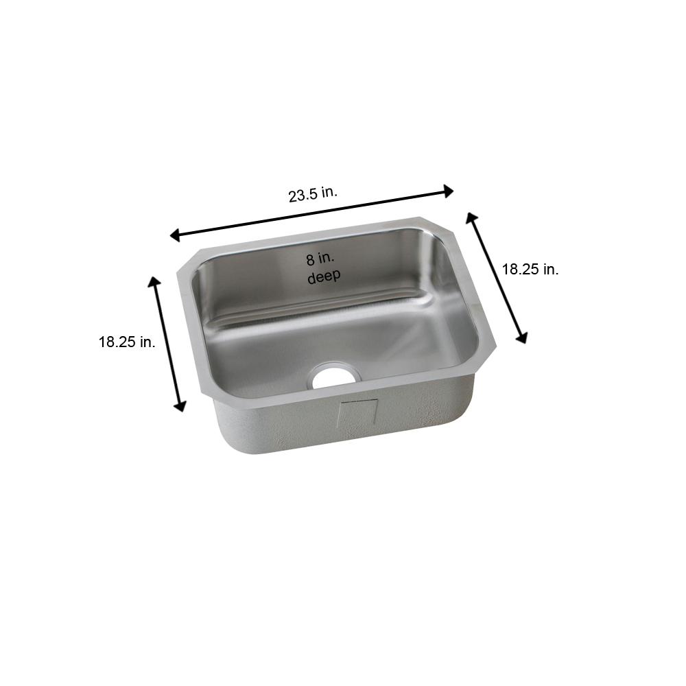 Elkay Avenue Undermount Stainless Steel 24 In Single Bowl Kitchen Sink Hdu21158 The Home Depot - 24 Inch Kitchen Sink Home Depot Elkay Avenue Undermount Stainless Steel 24 In Single Bowl Kitchen Sink Hdu21158 The Home Depot - 24 Inch Kitchen Sink Home Depot