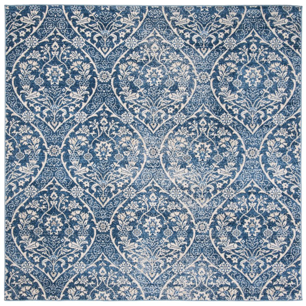 Safavieh Brentwood Light Gray/Blue 7 ft. x 7 ft. Square Area Rug