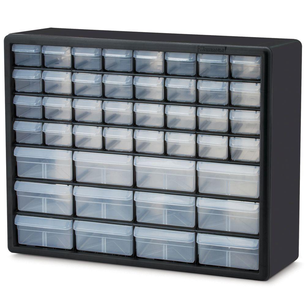 Akro Mils 44 Compartment Small Parts Organizer Cabinet 10144 The
