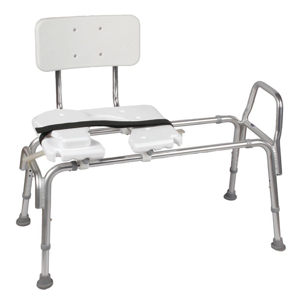 Dmi Heavy Duty Sliding Transfer Bench With Cut Out Seat 522 1734