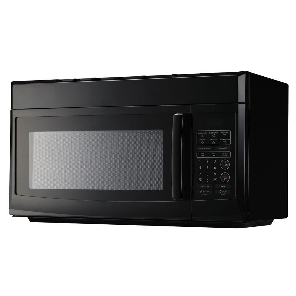 Magic Chef Microwave Oven 1.6 cu ft Over the Range Hood Light Ventilation Black 665679003549 eBay