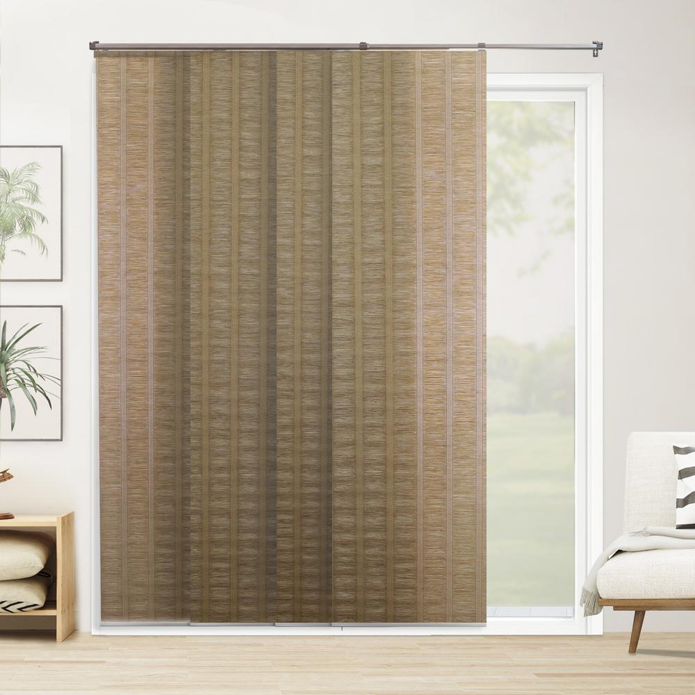 Chicology Panel Track Blinds Florence Henna Cordless Light