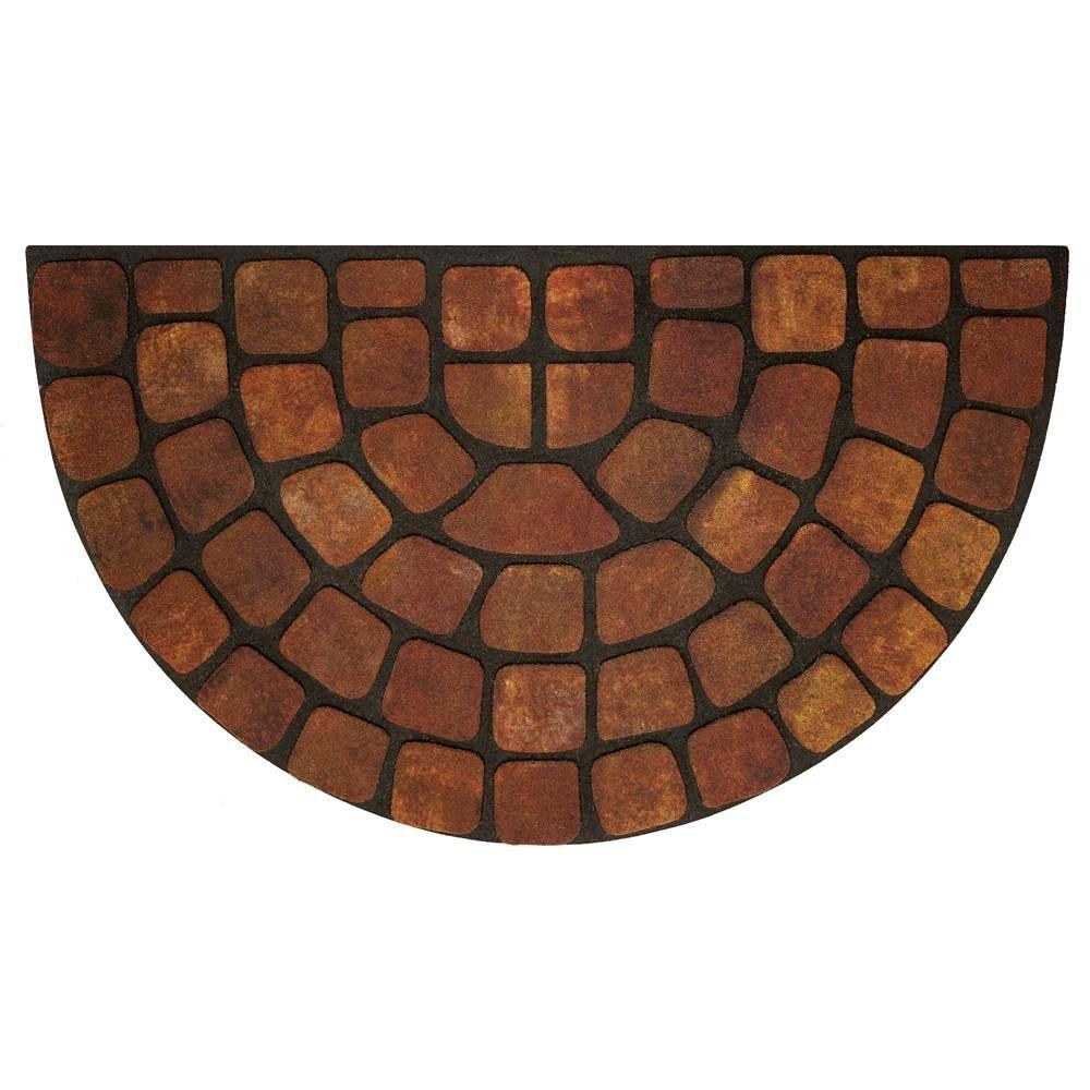 Apache Mills River Rocks 18 in. x 30 in. Recycled Rubber Door Mat60