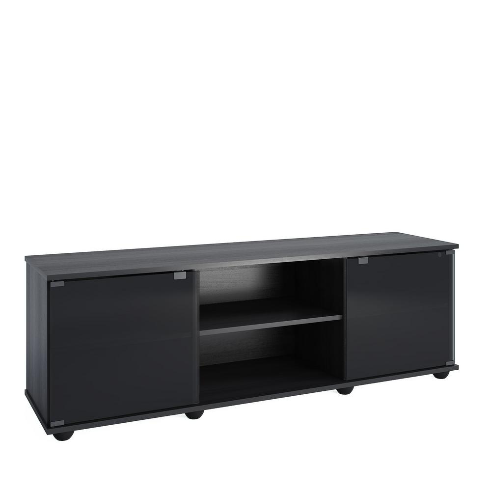 CorLiving Fiji Ravenwood Black TV Bench for TVs up to 64 in.FB2600 The Home Depot
