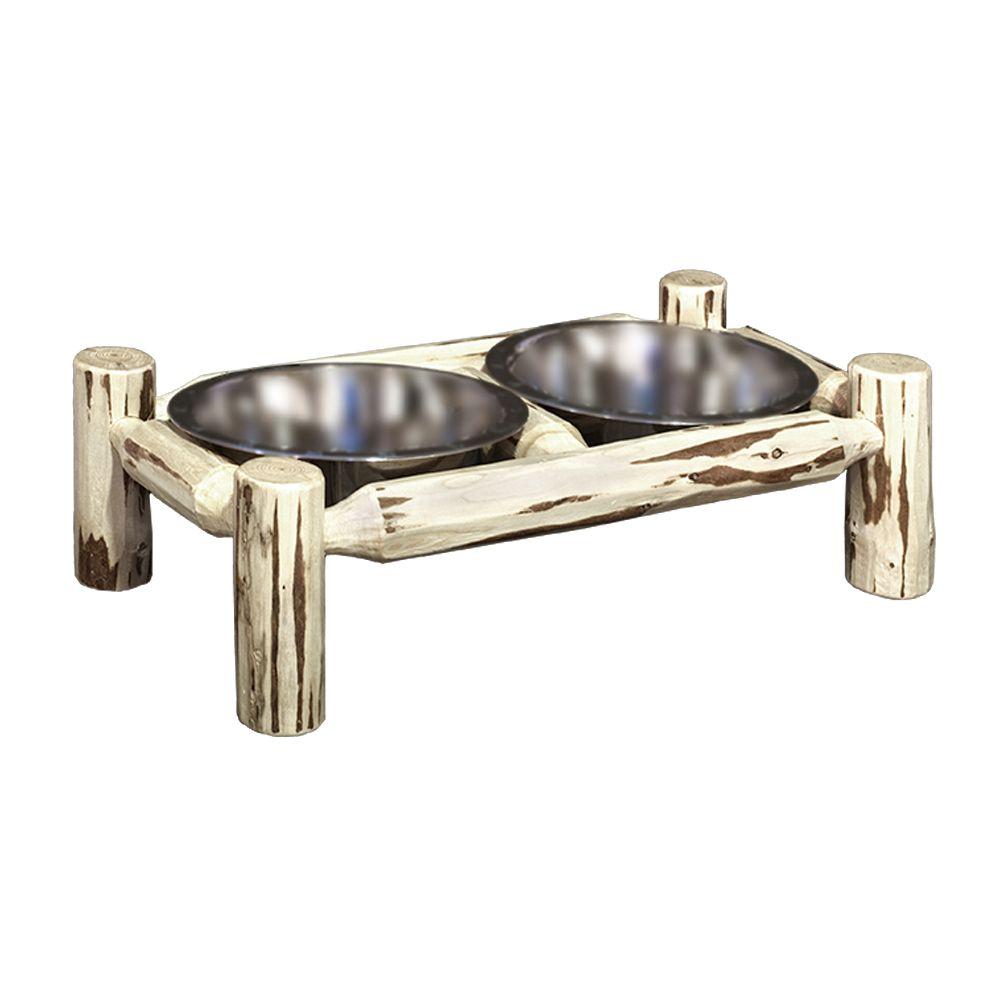 Montana Woodworks Lacquered Large Pet Feeder by Montana Woodworks
