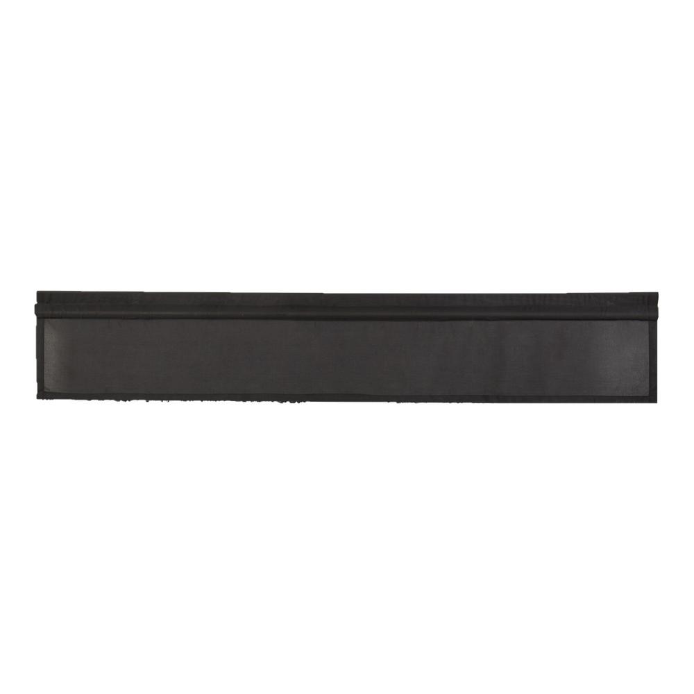 brown scarf valance