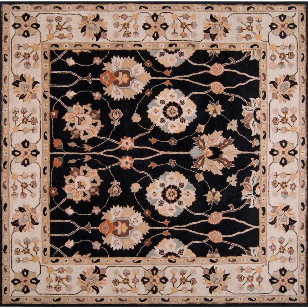 Mohawk Home Zafi Gray 8 ft. Square Area Rug683719 The Home Depot