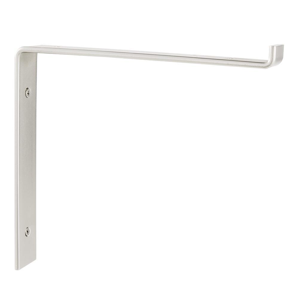 Home Decorators Collection 10 in. Satin Nickel Steel Shelf Bracket