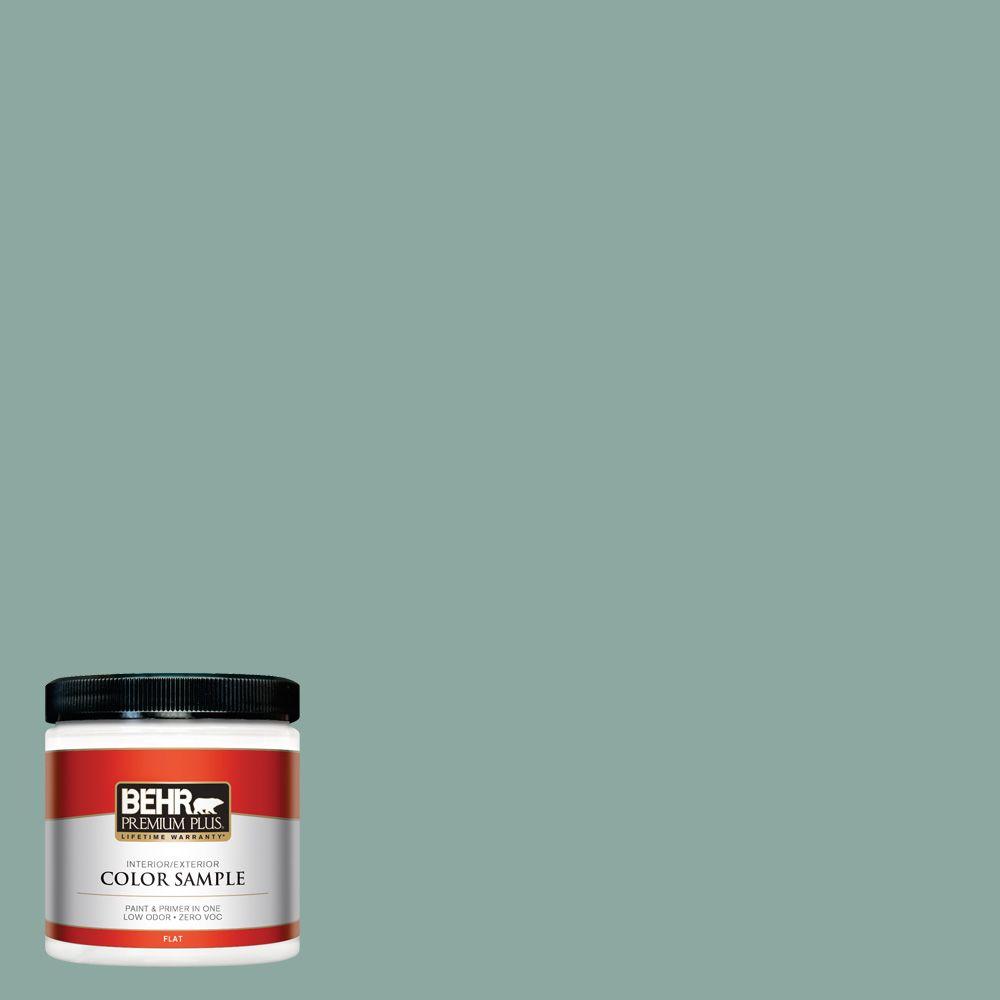Behr Premium Plus 8 Oz S430 4 Green Meets Blue Flat Interior Behr Premium Plus 8 Oz S430 4 Green Meets Blue Flat Interior