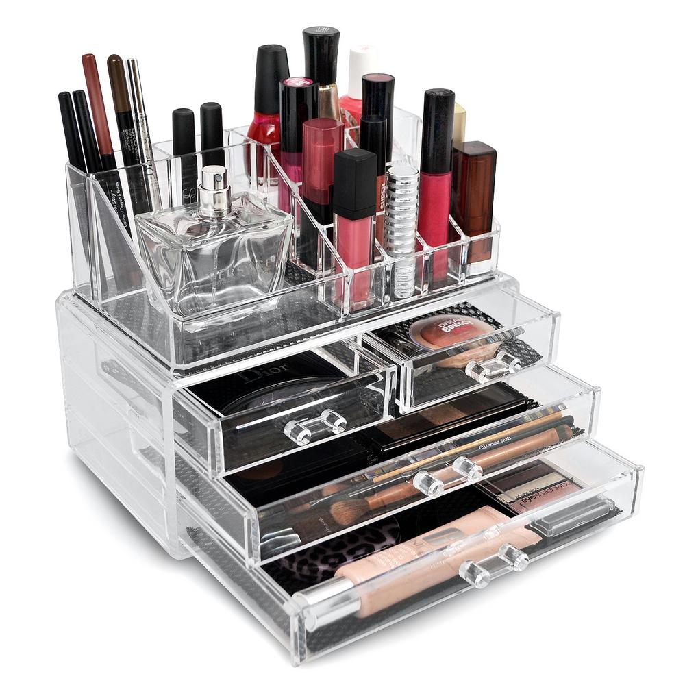 Sorbus 6 In X 7 In Stackable 1 Cube Cosmetic Organizer In