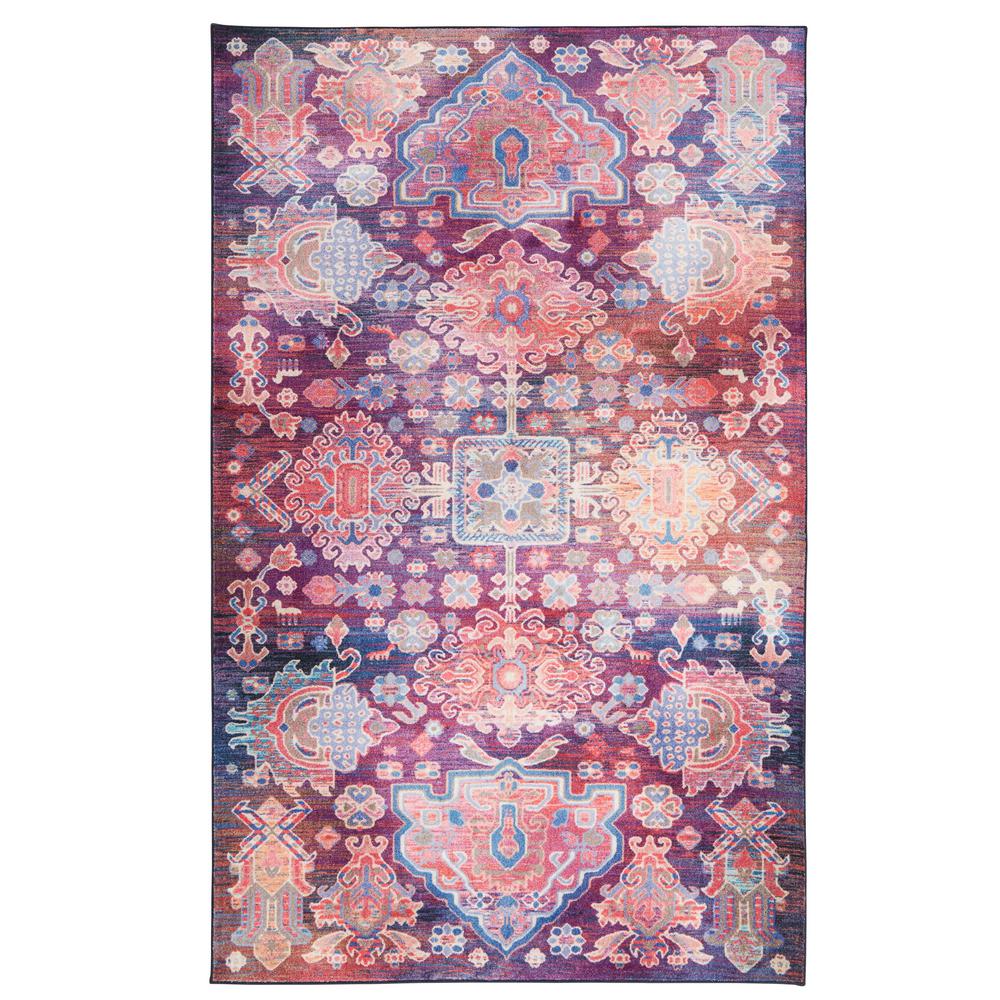 Mohawk Home Holyoke Purple 8 Ft X 10 Ft Abstract Area Rug 036636 The Home Depot
