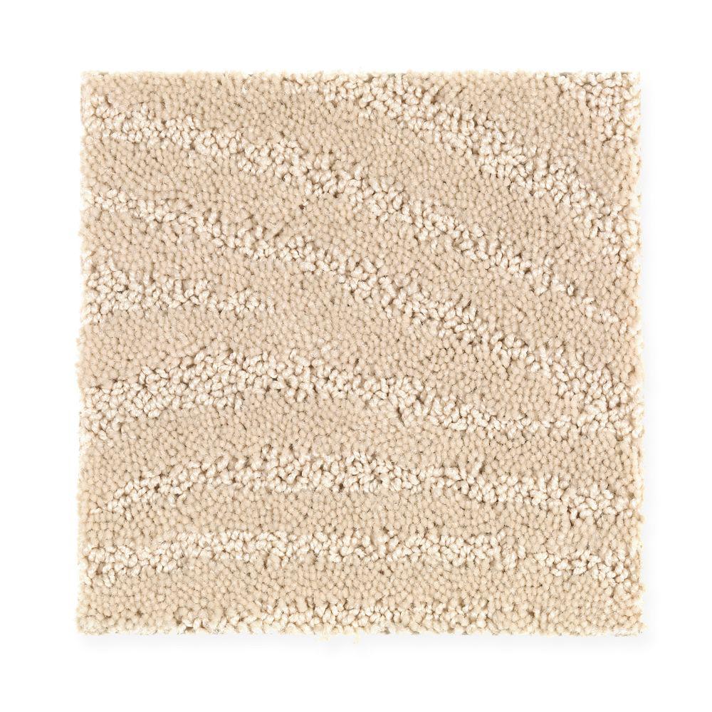 Carpet Sample Typhoon Color Parchment Pattern 8 in x 8 inMO155432