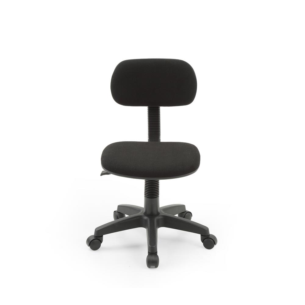 Hodedah Black Task Chair Hi 5004 Black The Home Depot