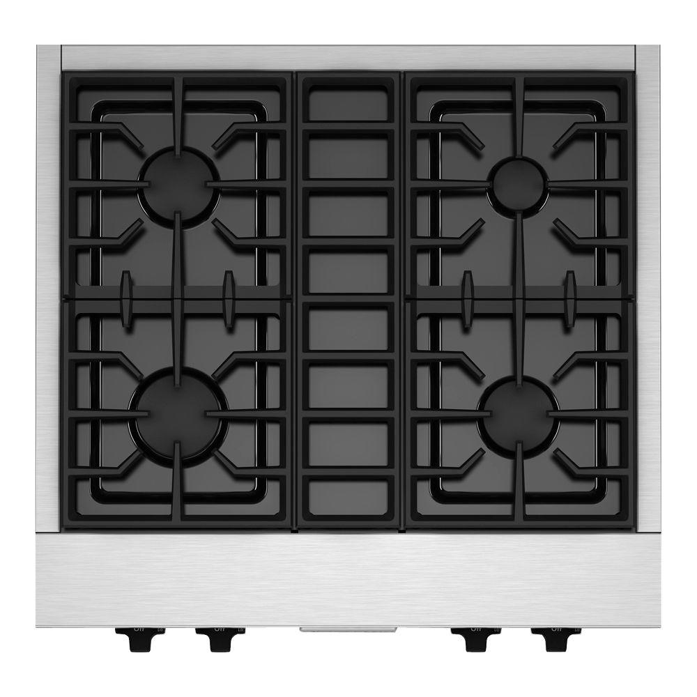 Gas Cooktop In Stainless Steel With 4 Burners Including Gas Cooktop In Stainless Steel With 4 Burners Including
