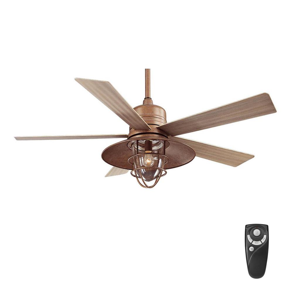 Home Decorators Collection Grayton 54 In Led Indoor Outdoor Rustic Home Decorators Collection Grayton 54 In Led Indoor Outdoor Rustic Copper Ceiling Fan With
