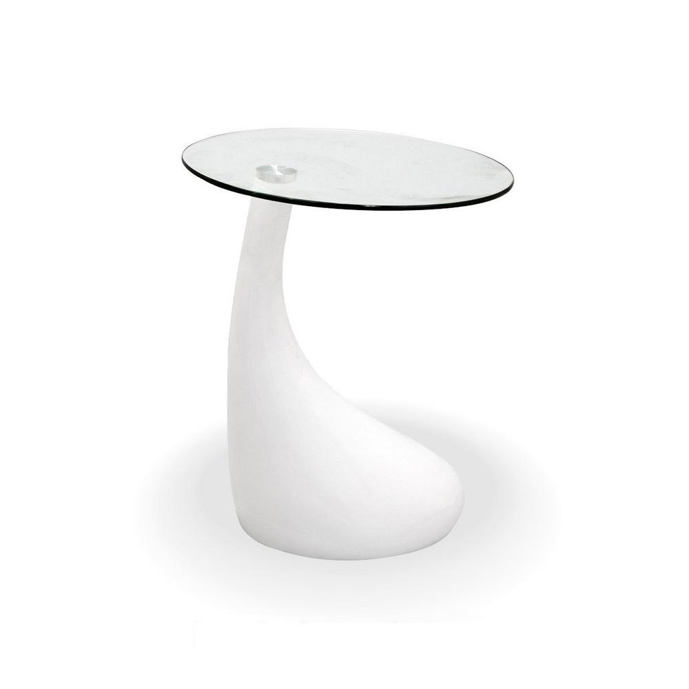 Стол bruno 120 white glass