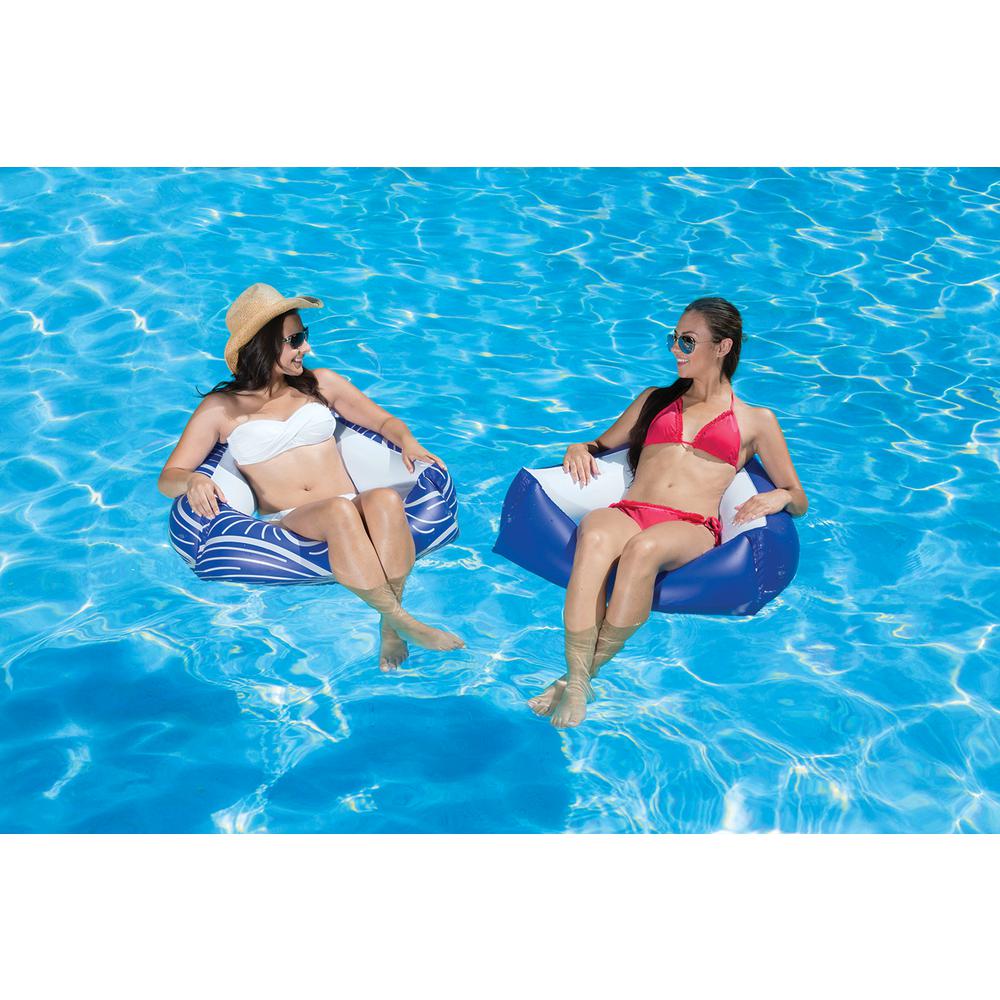 Catalina Swimming Pool Float Water Chair 2 Pack