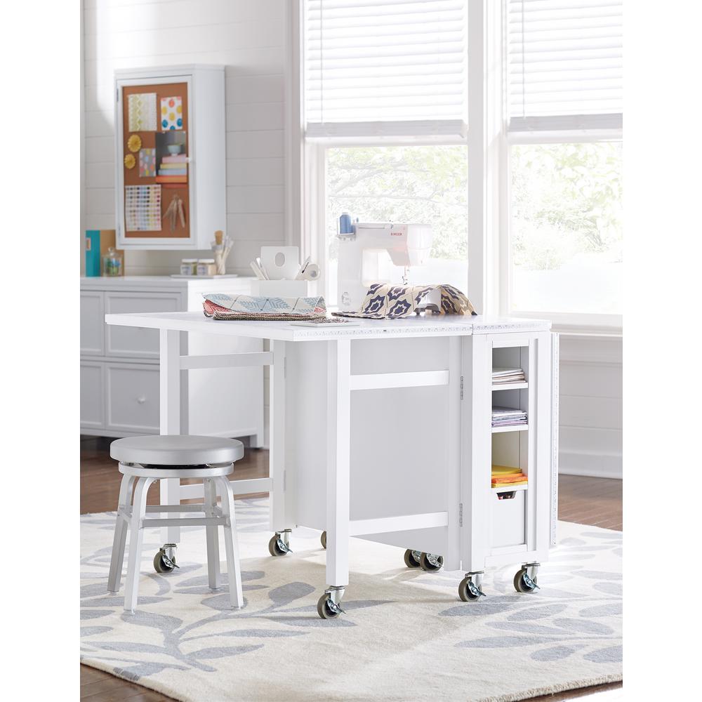 Martha Stewart Living Craft Space Picket Fence White Wooden