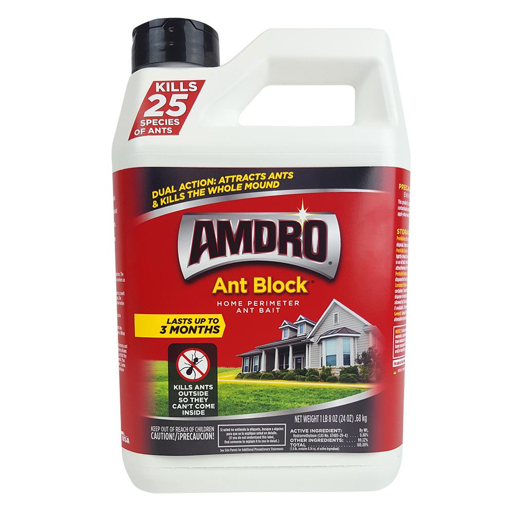 Amdro 24 Oz Ant Block Home Perimeter Bait 100522802 The Ant Block Home Perimeter Bait