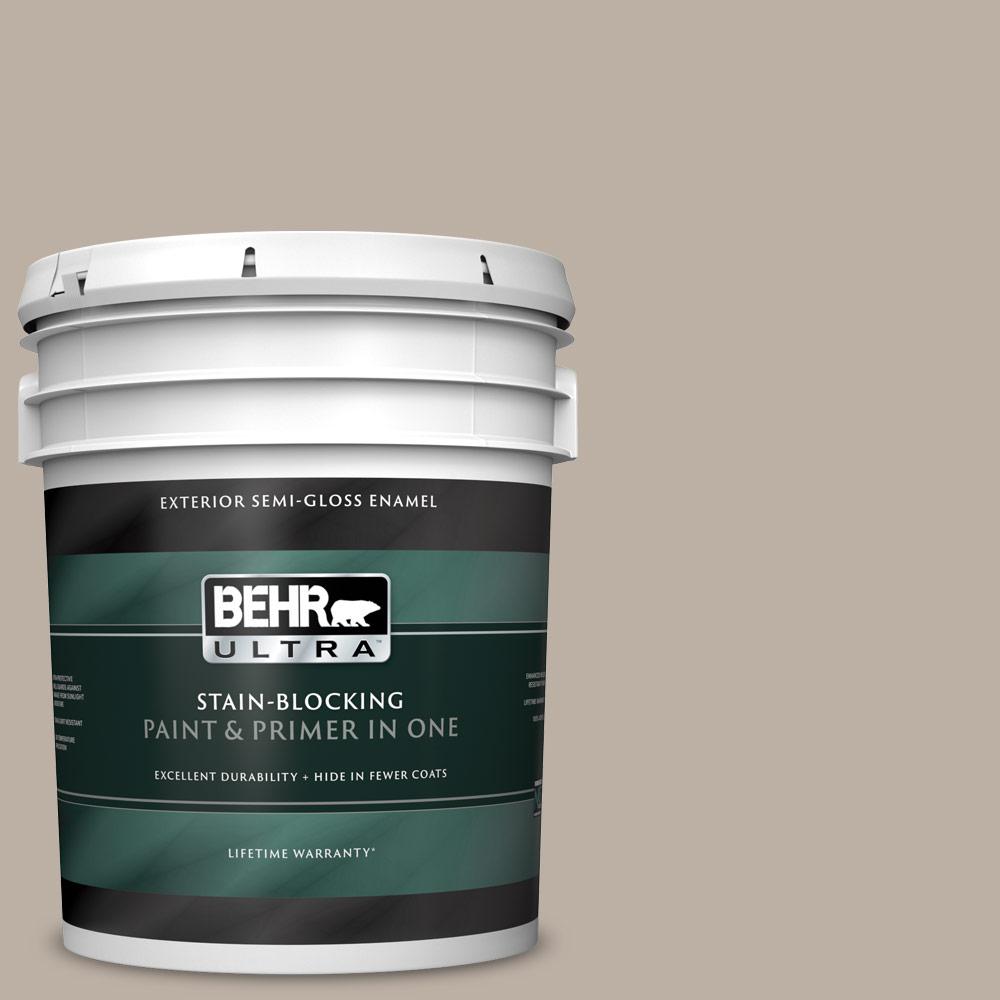 BEHR ULTRA 5 gal. N2103 Barista SemiGloss Enamel