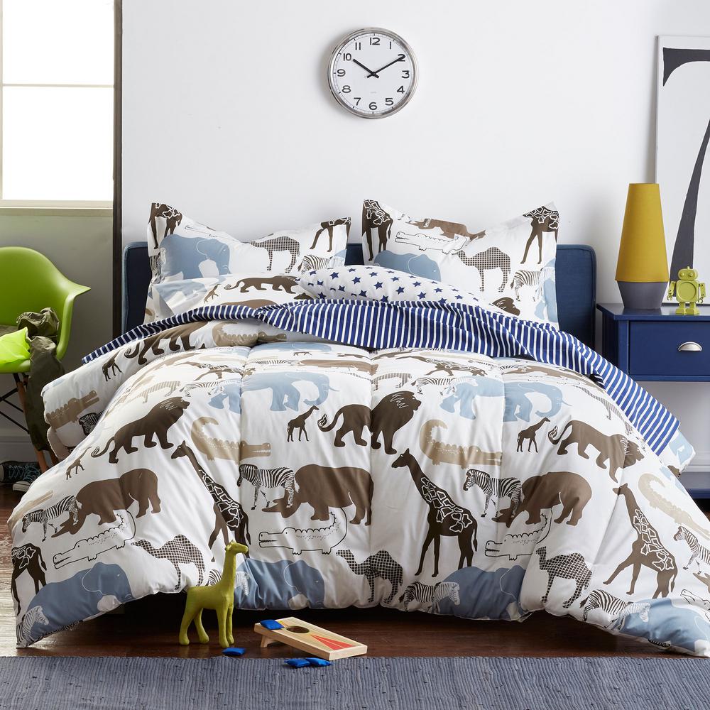 Company Kids By The Company Store Animal Safari Multicolored