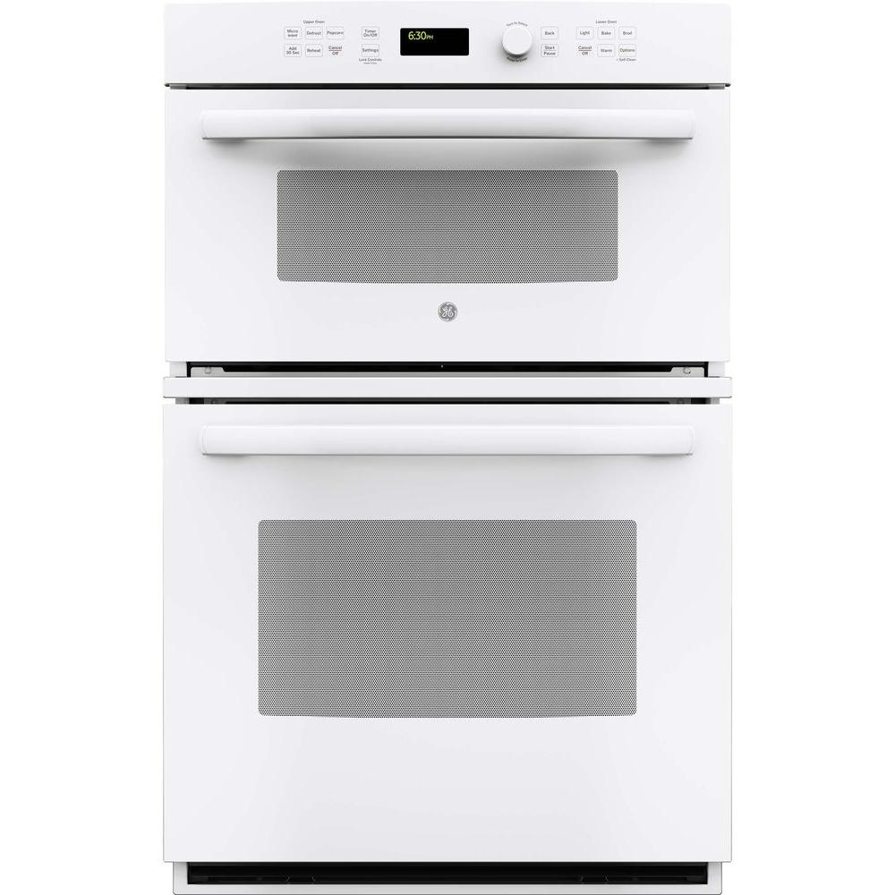 White Microwave Electric Wall Oven Combinations Ovens 27 In Electric Wall Oven With Built Microwave White