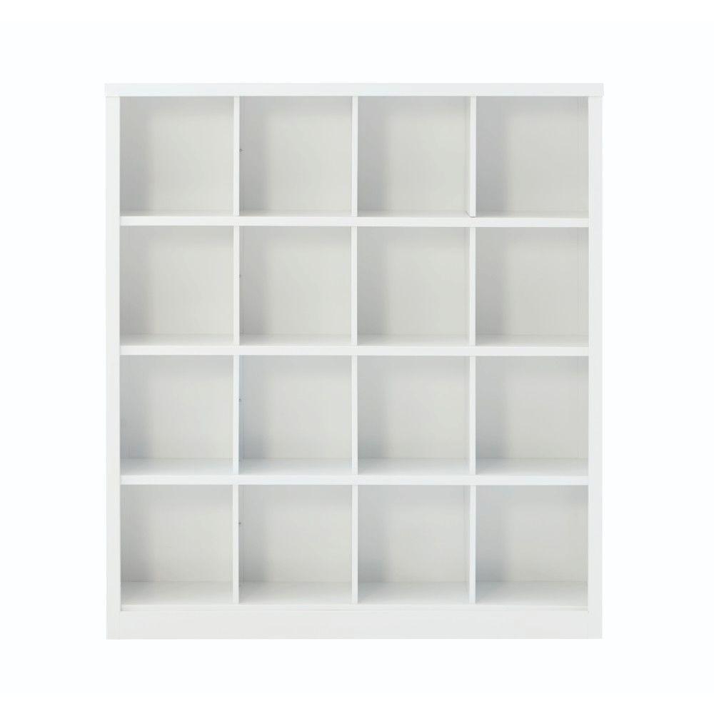 Home Decorators Collection Cube Storage Accessories White 16 Cube Storage Organizer