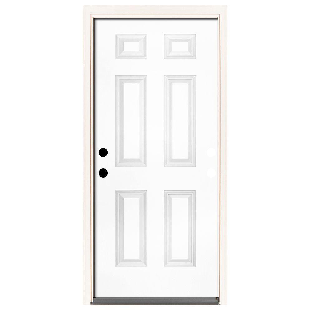 White Primed Steves Sons Doors Without Glass St60 Pr 36 6irh 64 1000 